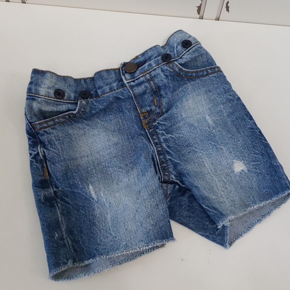 9m cut off denim shorts for boys